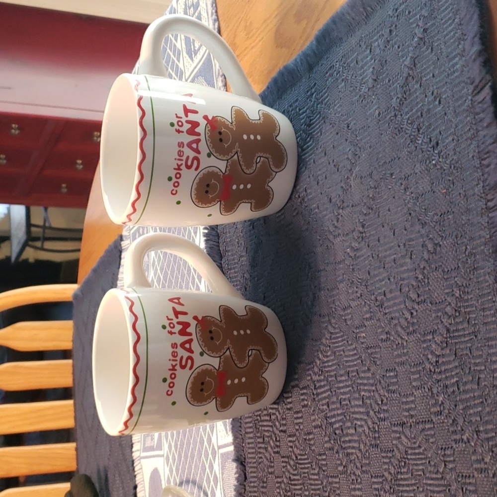2 MUGS Cookies for SANTY